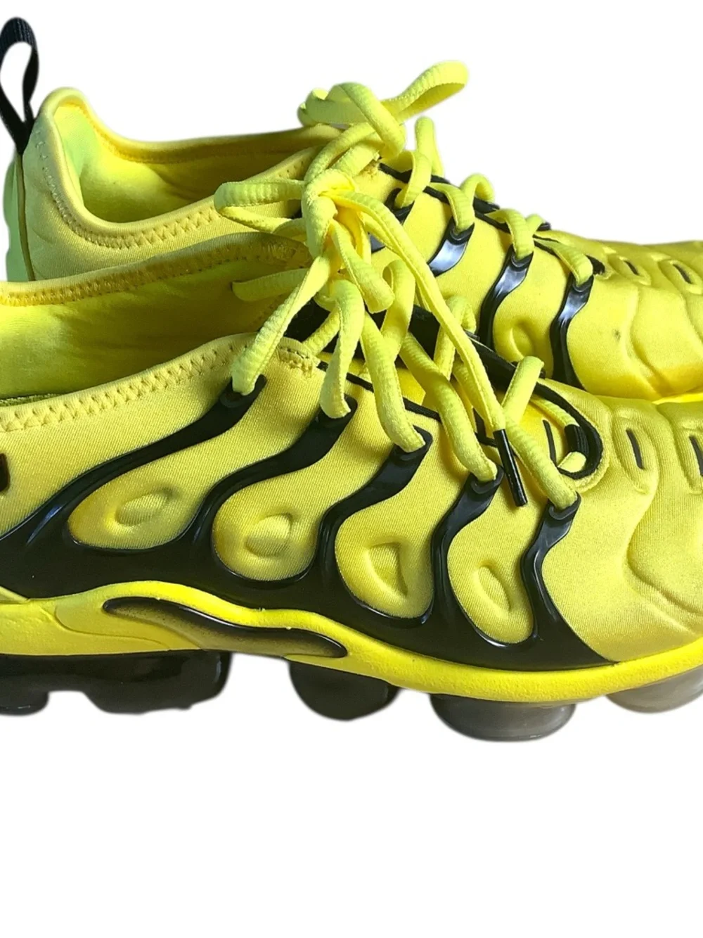 Nike Air Vapromax Plus “Bumble Bee” yellow and black sneakers men’s size 7